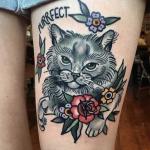 Тюремный смысл модных тату: коты против драконов Значение татуировки кот в сапогах